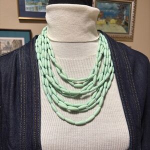 Salt Air Atelier Celadon Sea Glass Multi-Strand Necklace-Scandi Girl